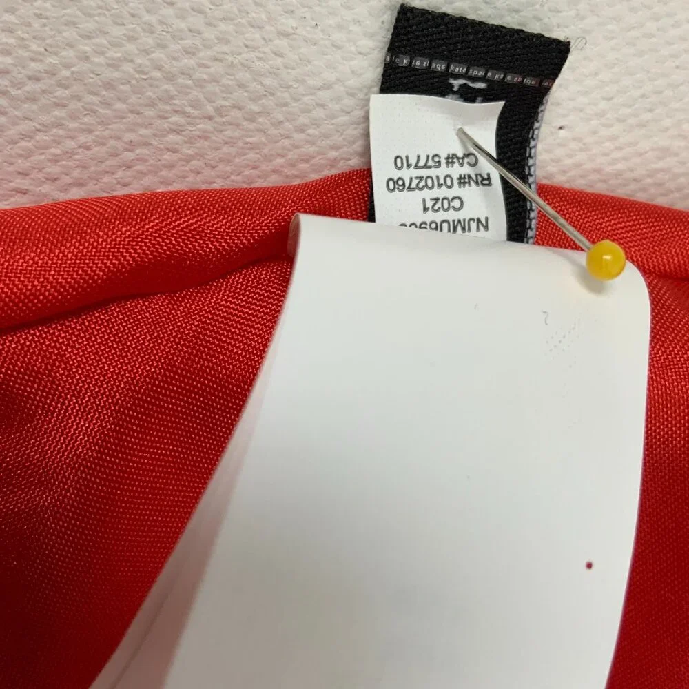 Kate Spade New York Red Heritage it & Flare Silk Dress Sz 8